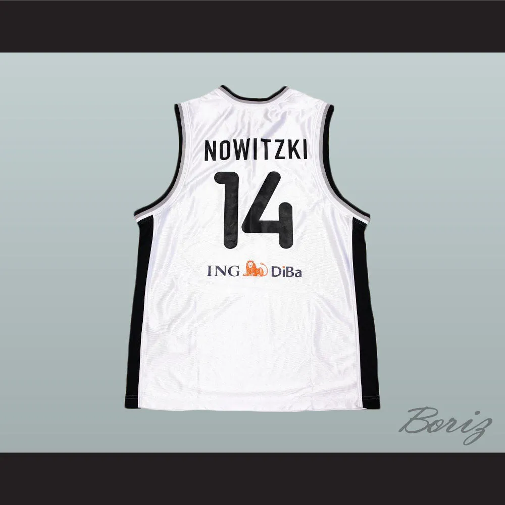 Dirk Nowitzki 14 Germany White Basketball Jersey