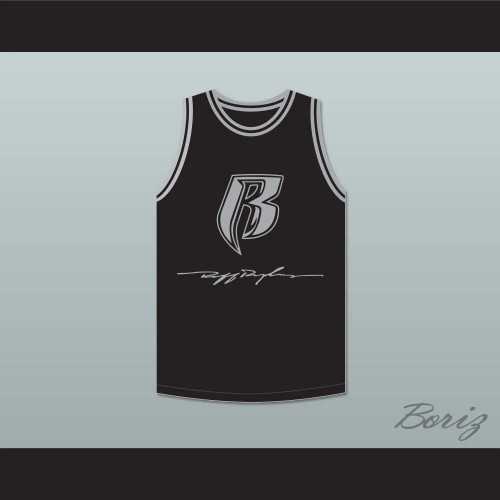 DMX 84 Rough Ryders Black Basketball Jersey 2