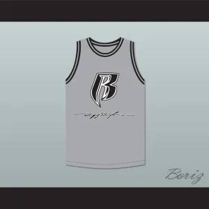 DMX 84 Rough Ryders Gray Basketball Jersey 2