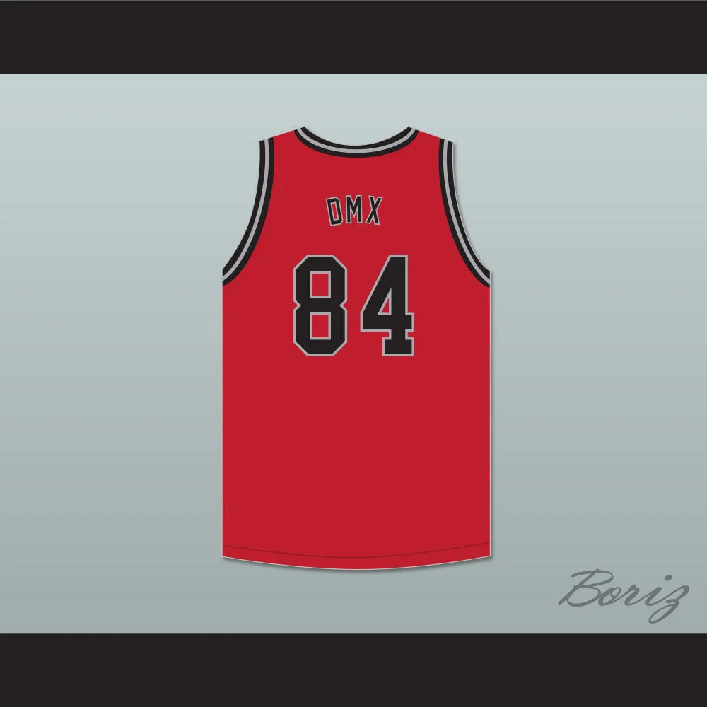 DMX 84 Rough Ryders Red Basketball Jersey 1