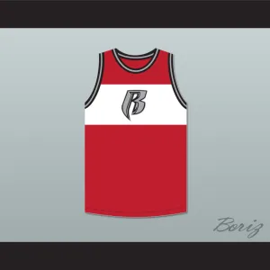 DMX 84 Rough Ryders Red Basketball Jersey 4