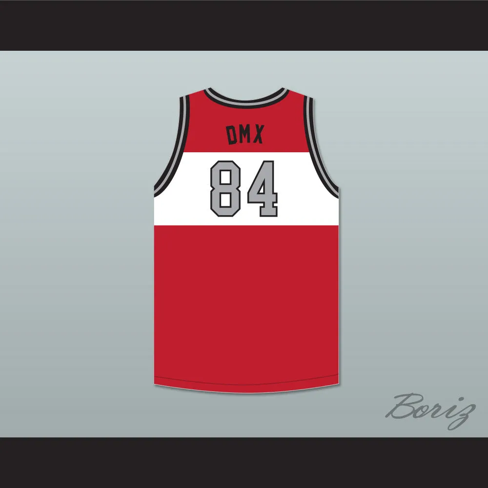 DMX 84 Rough Ryders Red Basketball Jersey 4