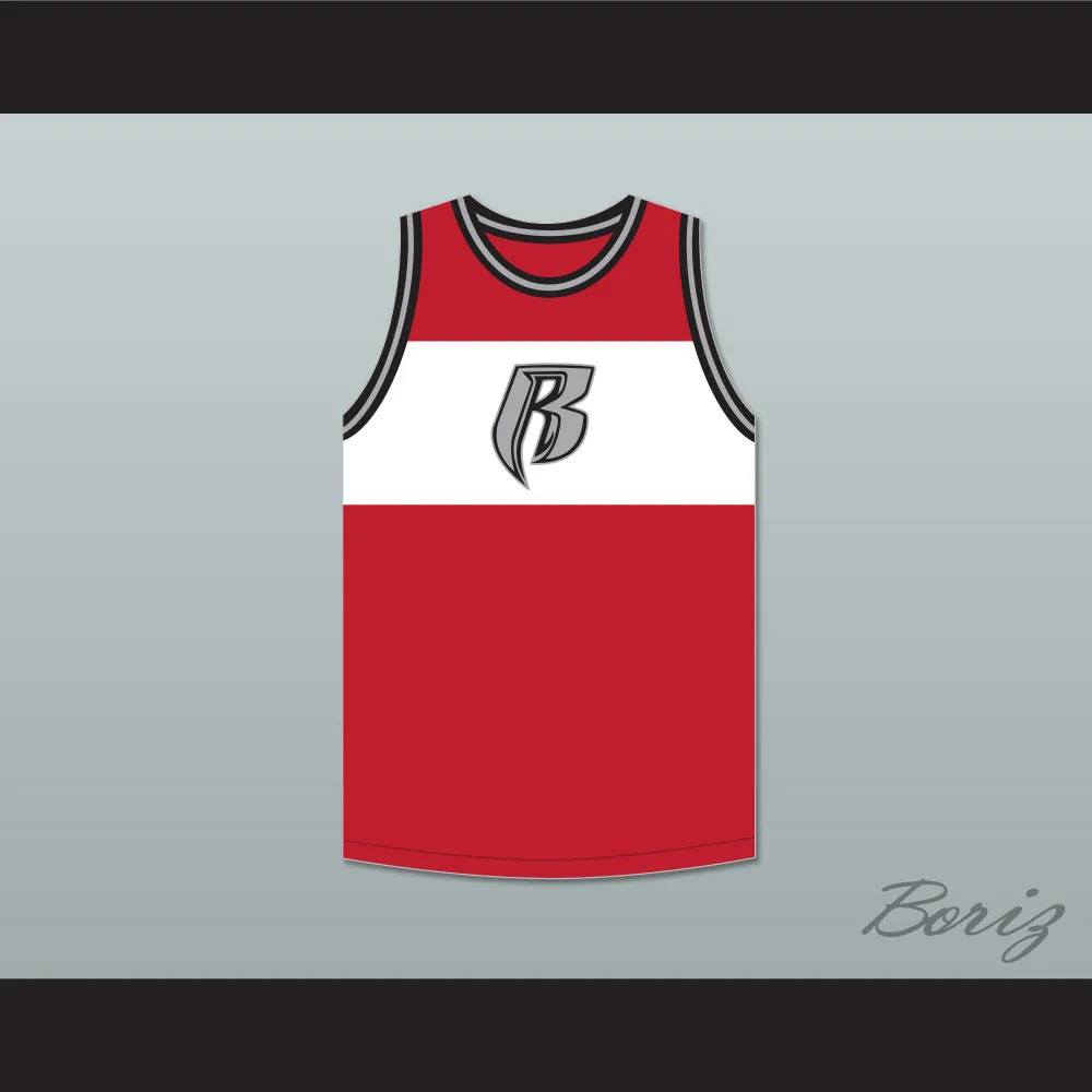 DMX 84 Rough Ryders Red Basketball Jersey 4