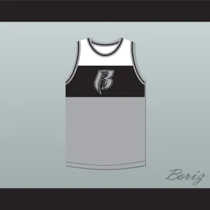 DMX 84 Rough Ryders Tricolor Basketball Jersey 3