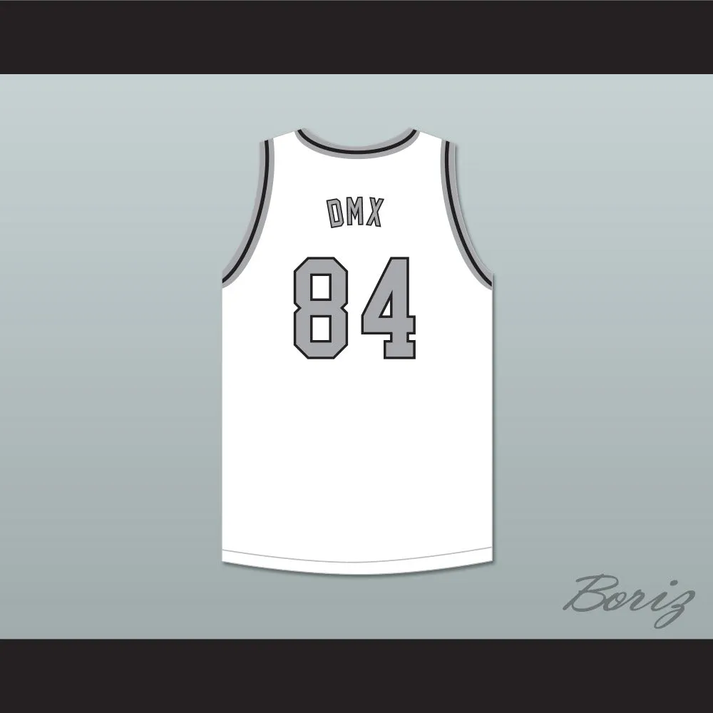 DMX 84 Rough Ryders White Basketball Jersey 1