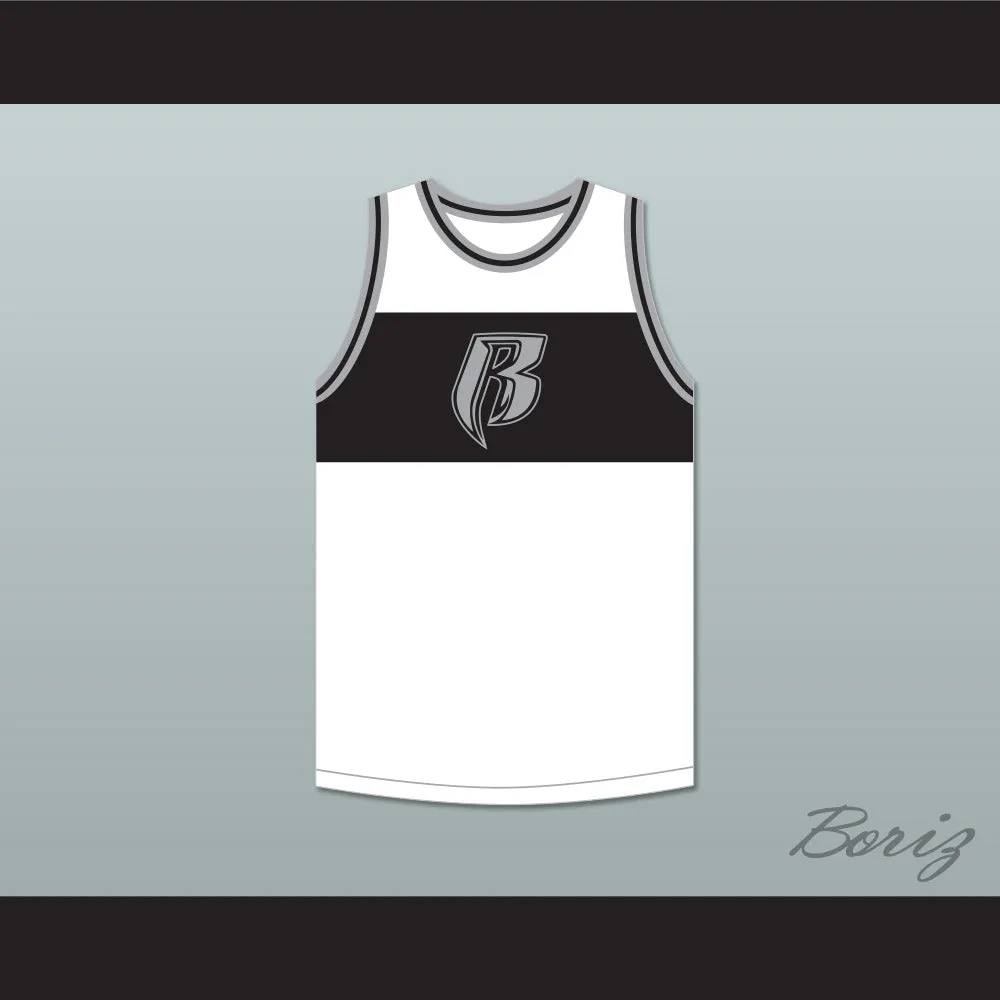 DMX 84 Rough Ryders White Basketball Jersey 4