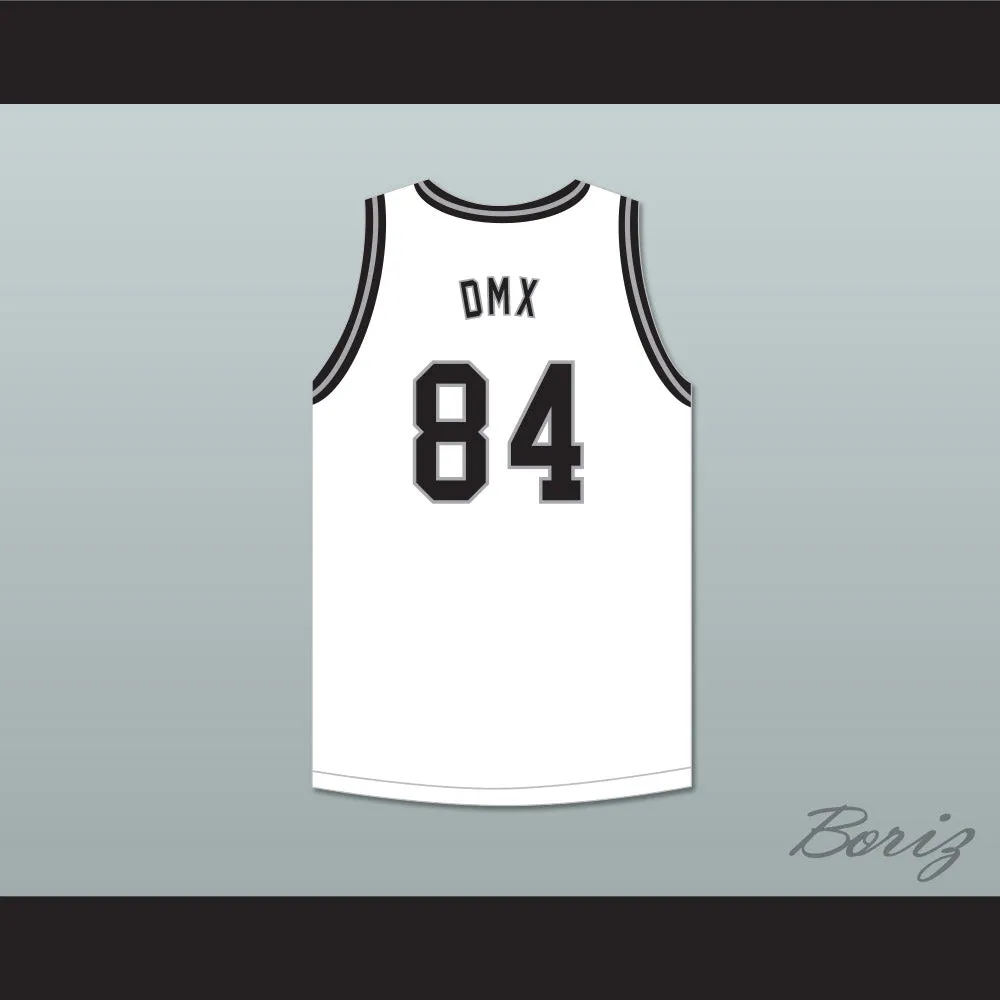 DMX 84 Rough Ryders White Basketball Jersey 6