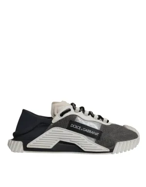 Dolce & Gabbana Multicolor Lace Up Low Top NS1 Sneakers Shoes