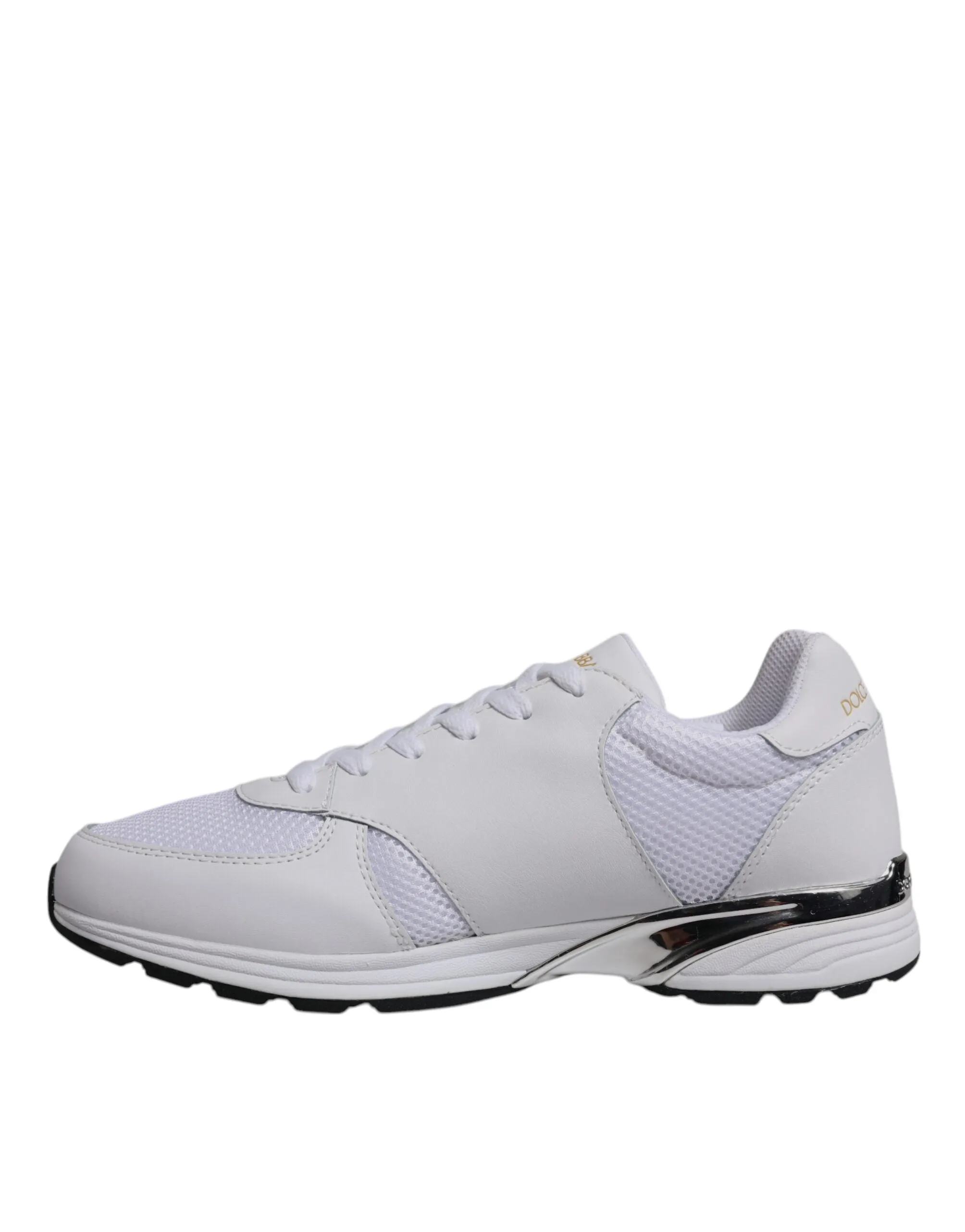 Dolce & Gabbana White Logo Casual Low Top Men Sneakers Shoes