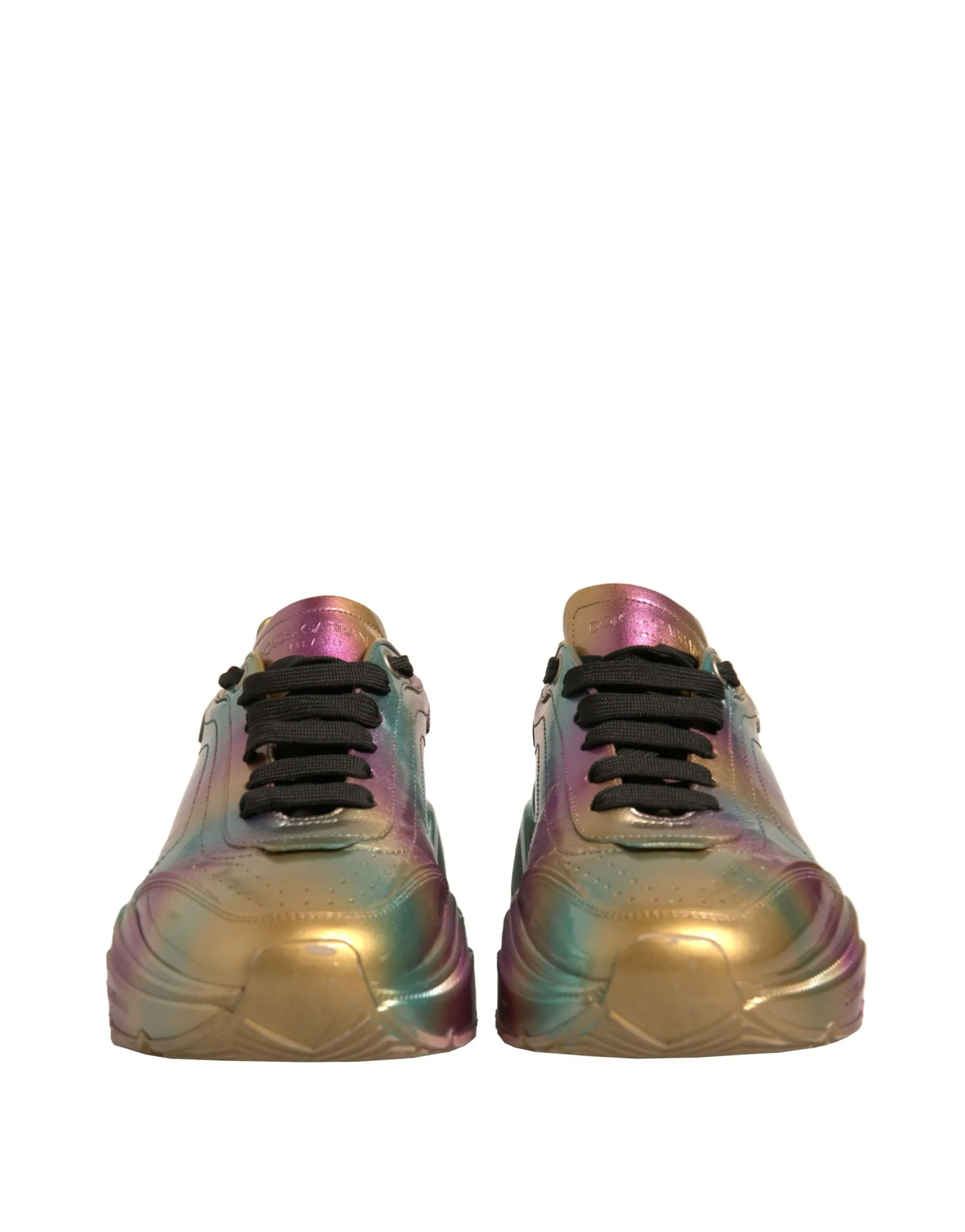 Dolce&Gabbana DAYMASTER Women Multicolor Sneakers Leather Trainer Shoes Sz EU 39