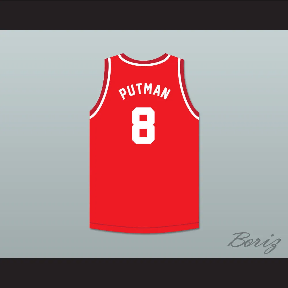 Don Putman 8 St. Louis Bombers Red Basketball Jersey