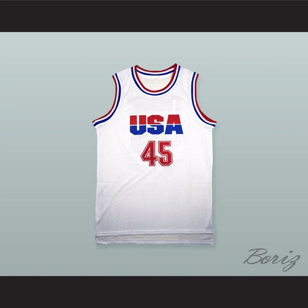 Donald Trump 45 USA Basketball Jersey