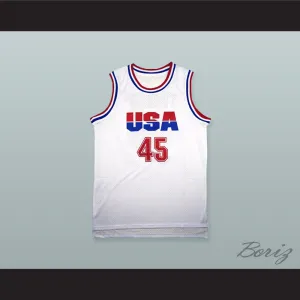 Donald Trump 45 USA Basketball Jersey