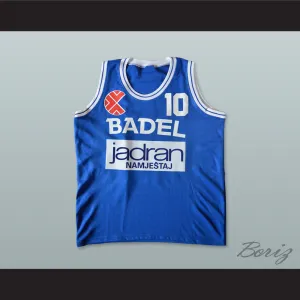 Drazen Petrovic 10 Cibona Zagreb Basketball Jersey