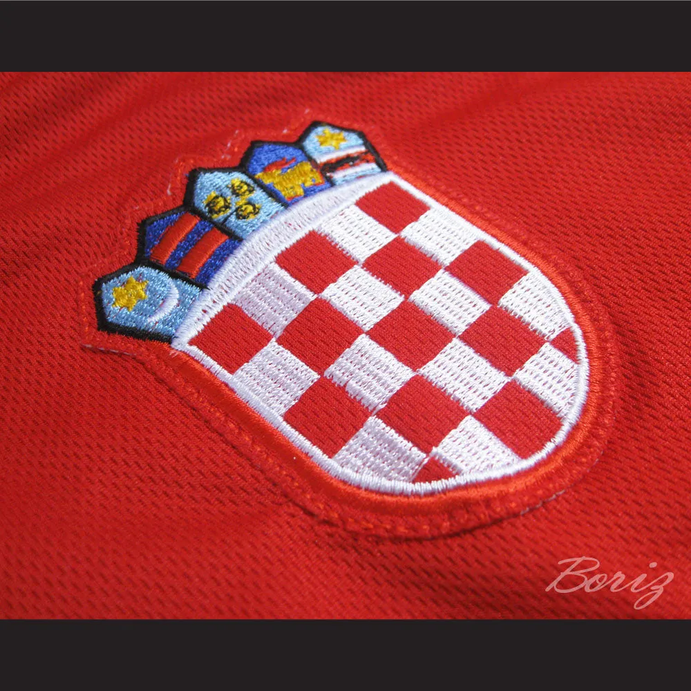 Drazen Petrovic 4 Croatia Red Basketball Jersey