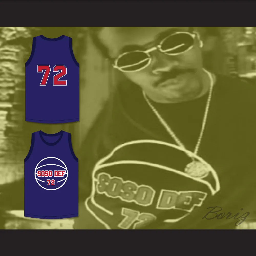 Dru Hill In My Bed SOSO DEF 72 Basketball Jersey