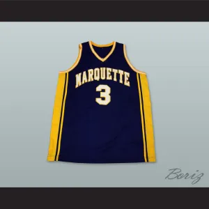 Dwyane Wade 3 Marquette Basketball Jersey