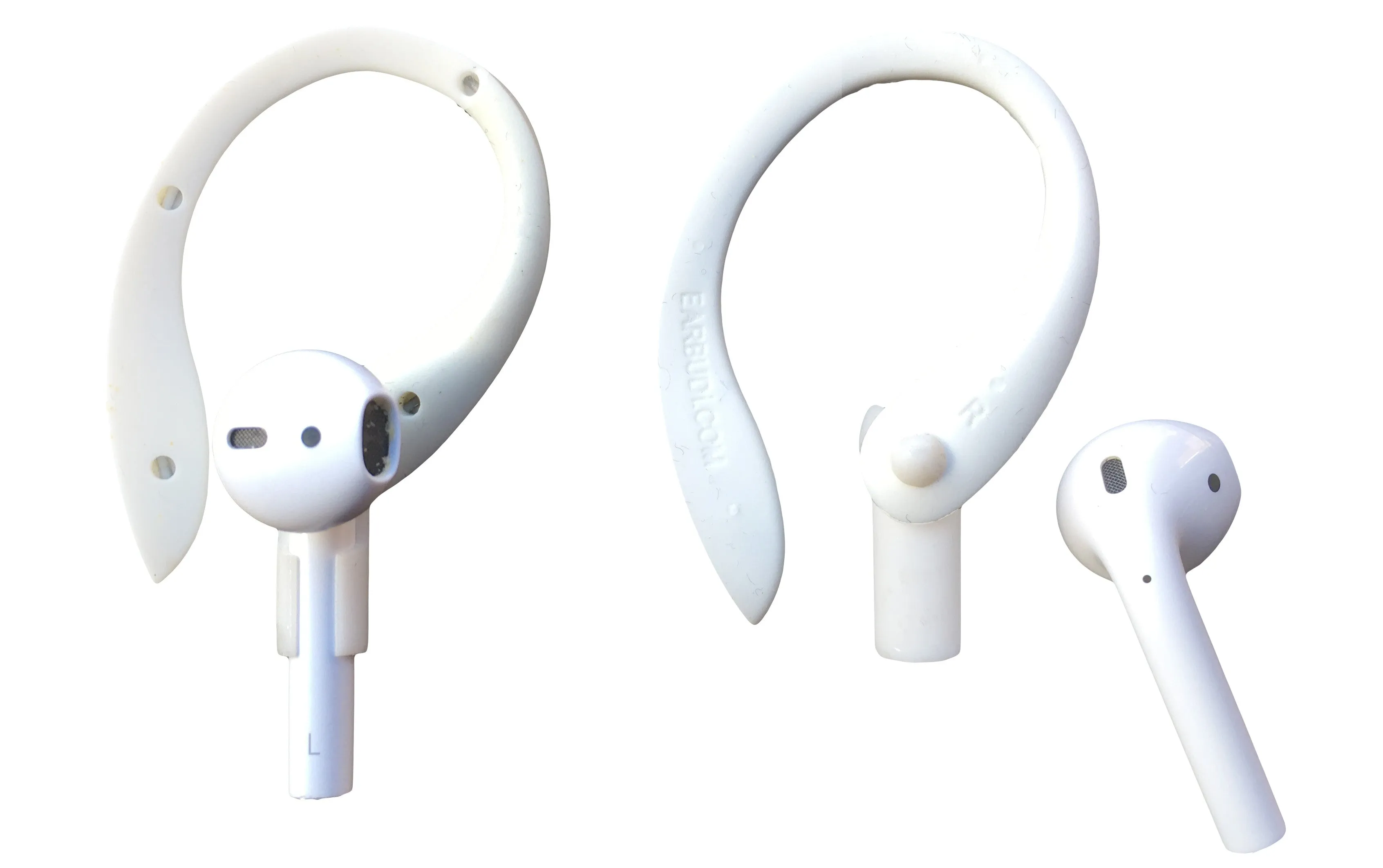 EARBUDi FLEX – NEW for Apple AirPods | Clips on and off Your Apple iPhone 5, 6, & 7 AirPods | Bends for Amazing Custom Fit and Hold on your Ear