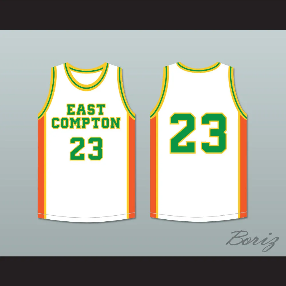East Compton Clovers White Basketball Jersey