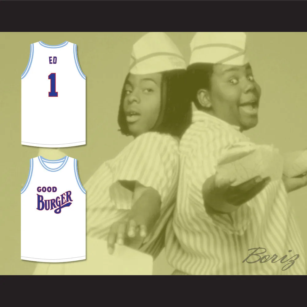 Ed 1 Good Burger White Basketball Jersey