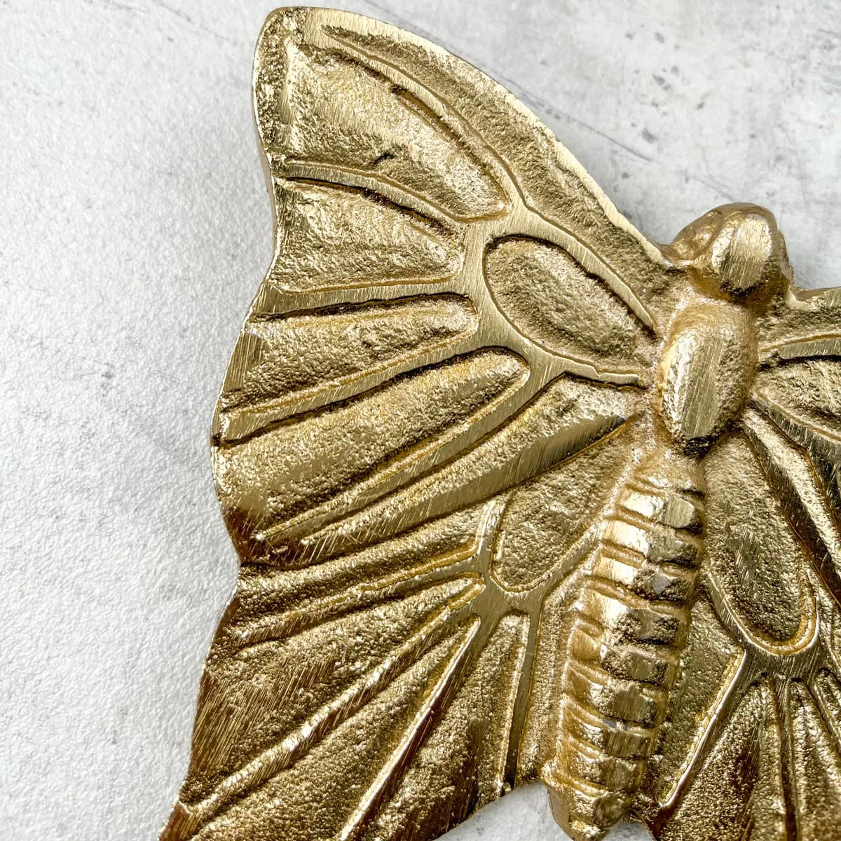 Edit House & Home-Home Artisan Cassandra Metal Butterfly Wall Sculpture (Gold)  Set of 2