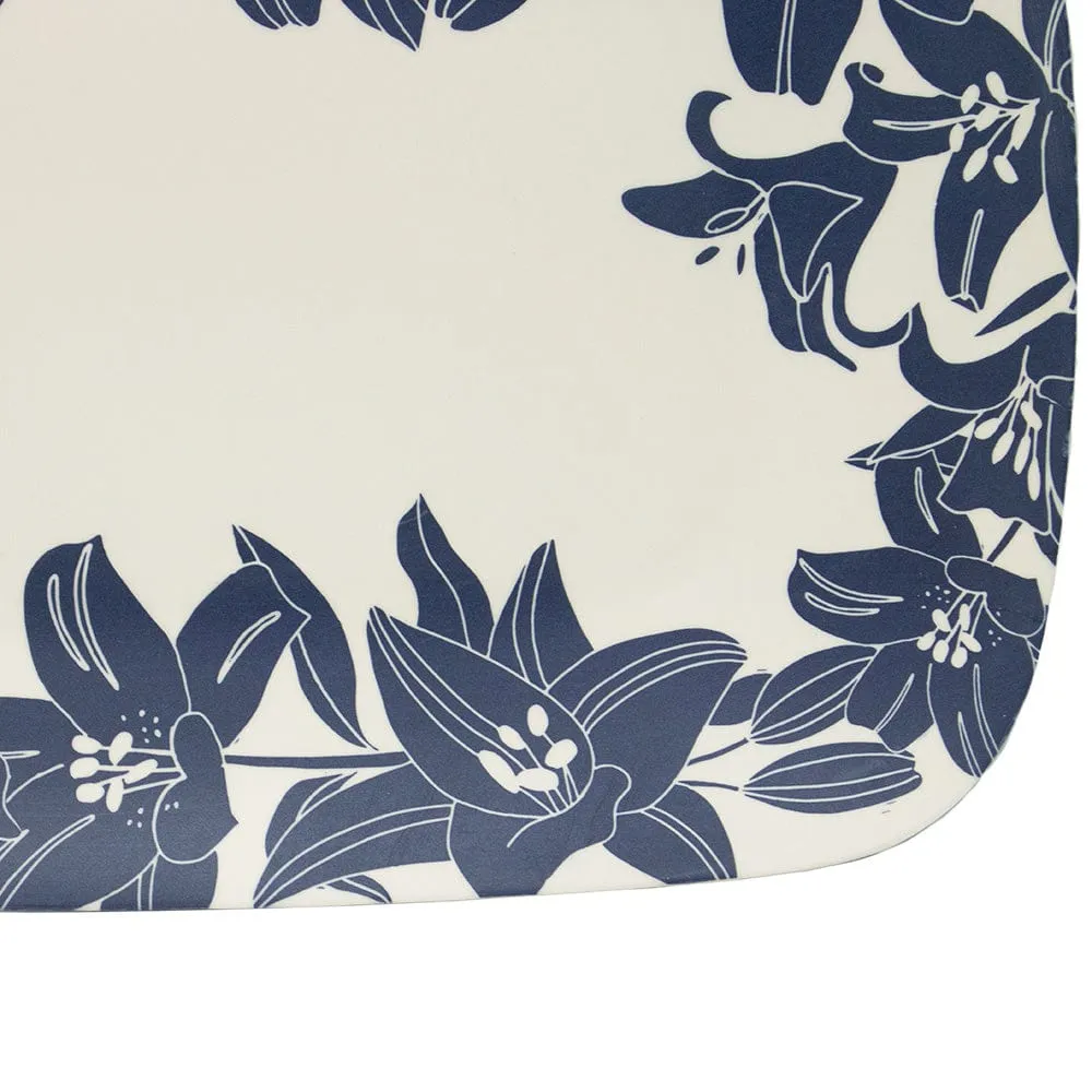 Eetrite Bamboo Fibre Rectangular Platter, 35cm LC1008