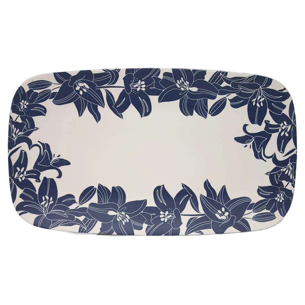 Eetrite Bamboo Fibre Rectangular Platter, 35cm LC1008