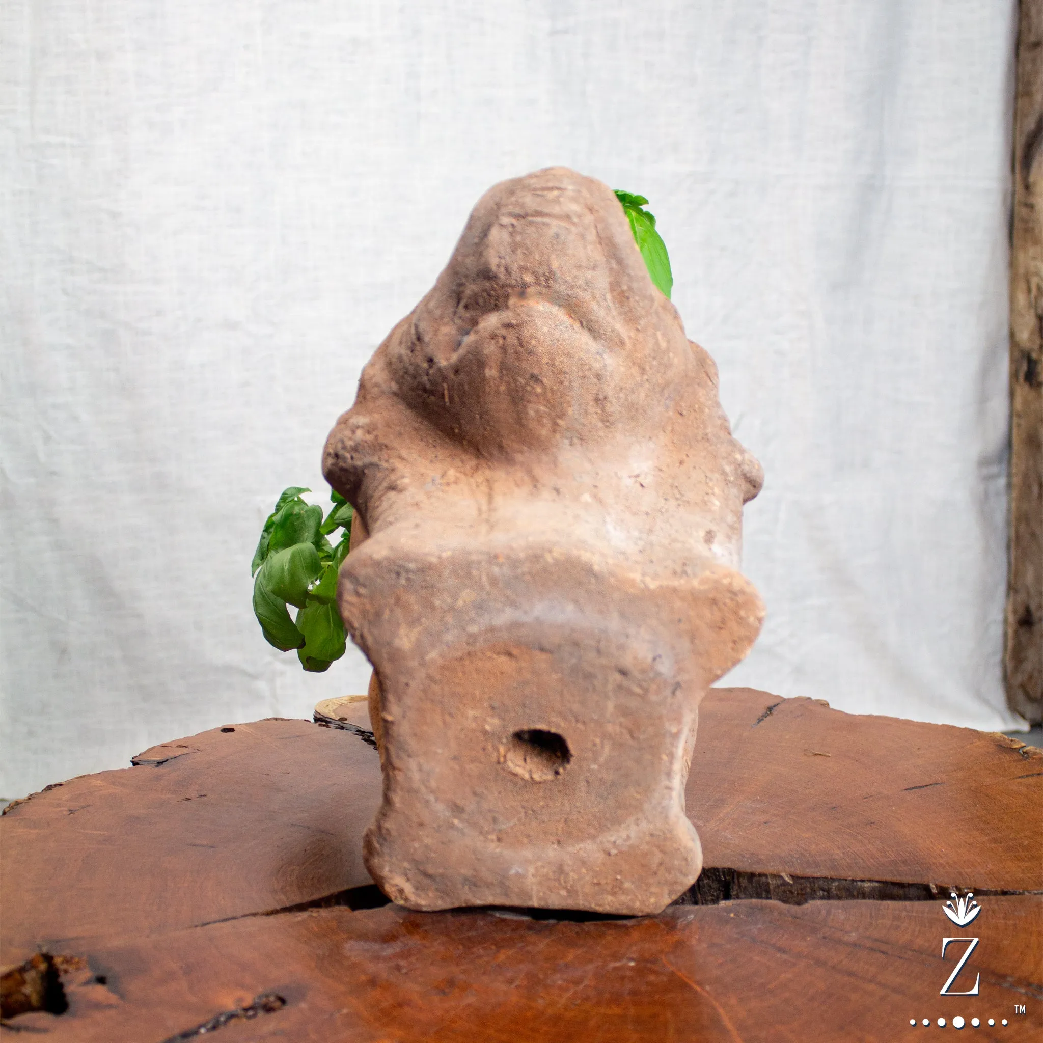 Elephant Planter, Vintage Terracotta Pot