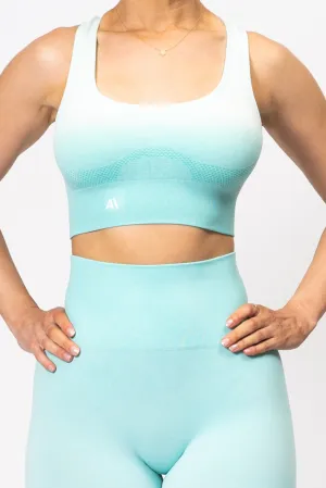 Ella Ombre Sports Bra Mint
