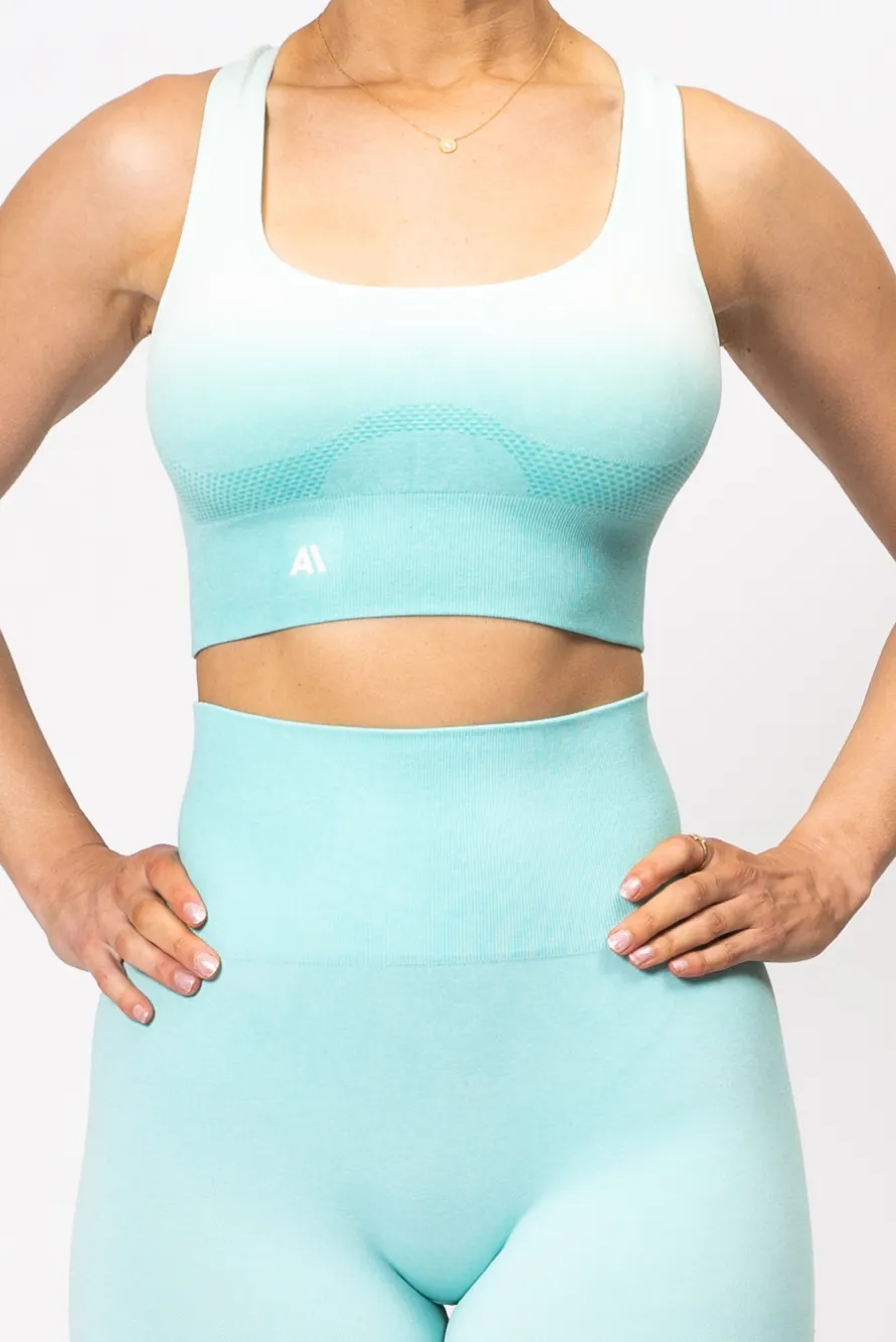 Ella Ombre Sports Bra Mint