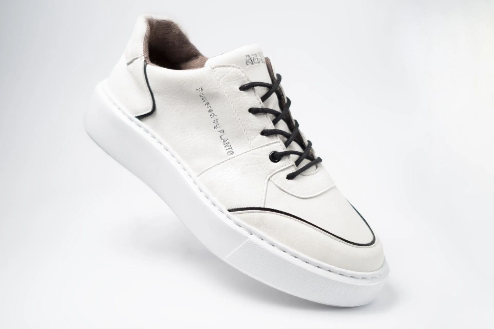 Emi Women's Vegan Leather Sneakers | Off White