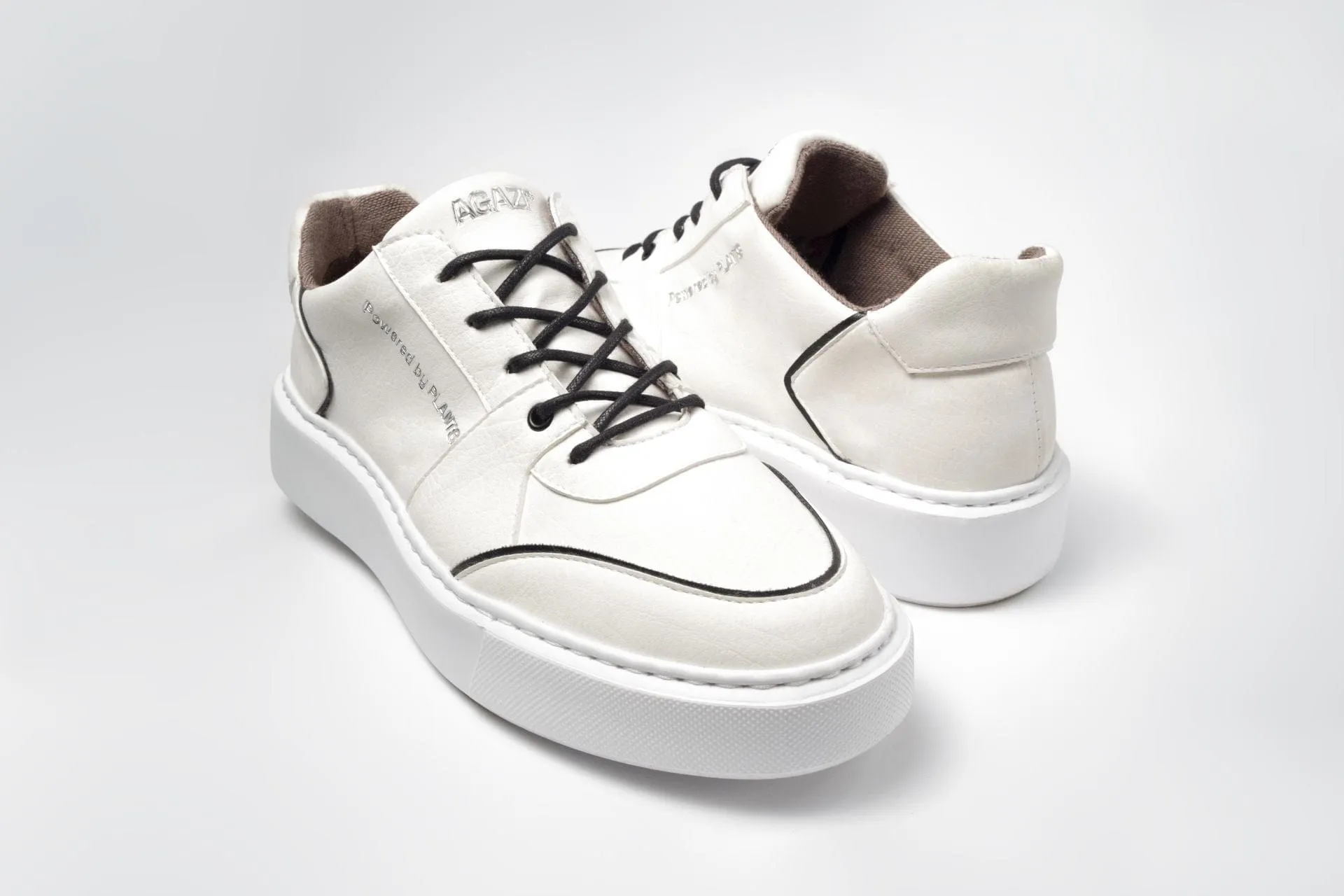 Emi Women's Vegan Leather Sneakers | Off White