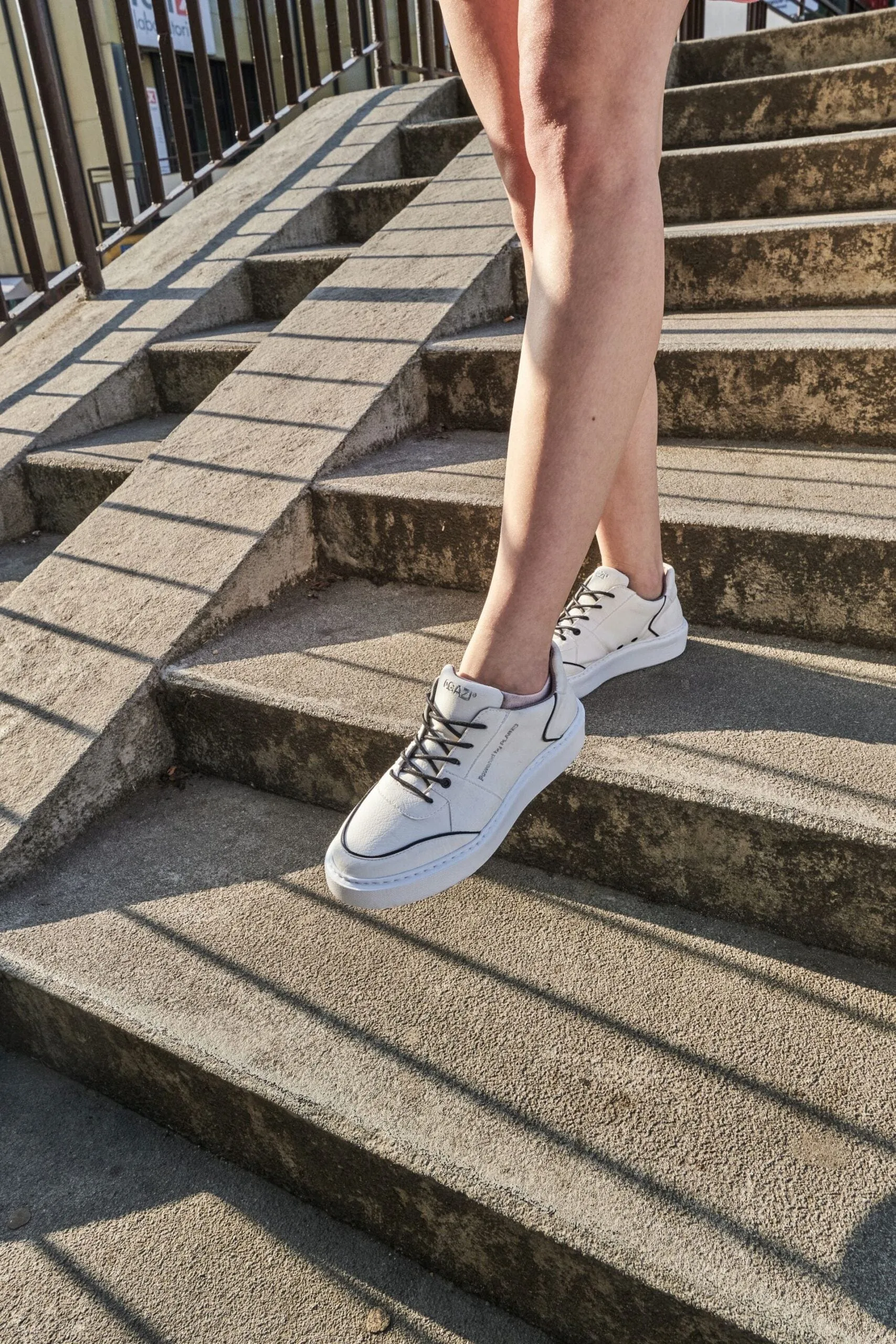 Emi Women's Vegan Leather Sneakers | Off White