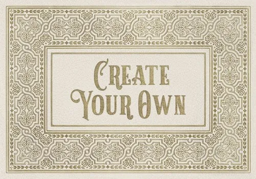 English Library "Opuscule" Customized Vinyl Mat - Spicher & Co.
