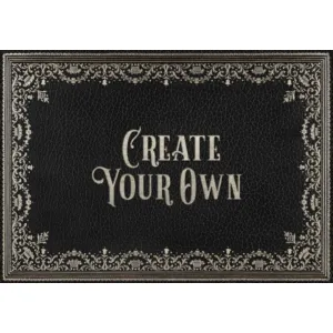 English Library "Treatise" Customized Vinyl Mat - Spicher & Co.