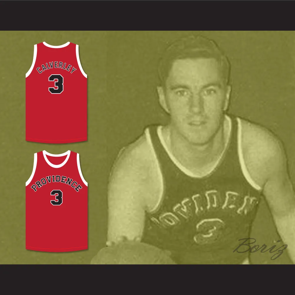 Ernie Calverley 3 Providence Steamrollers Basketball Jersey