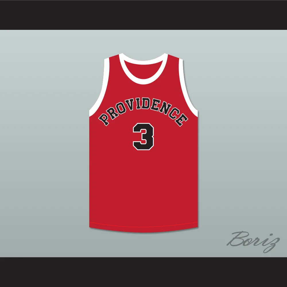 Ernie Calverley 3 Providence Steamrollers Red Basketball Jersey