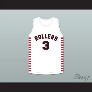 Ernie Calverley 3 Providence Steamrollers White Basketball Jersey 2