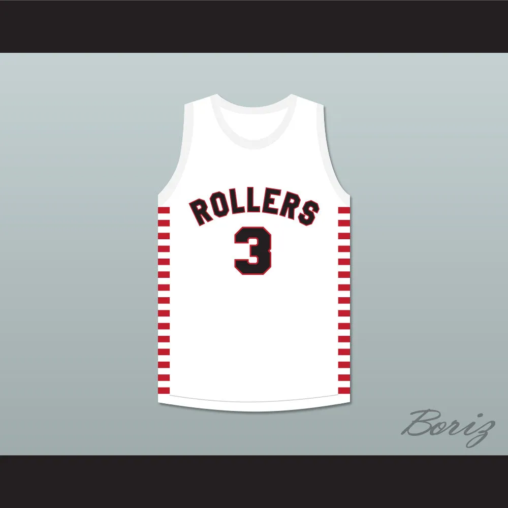 Ernie Calverley 3 Providence Steamrollers White Basketball Jersey 2