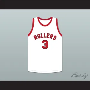 Ernie Calverley 3 Providence Steamrollers White Basketball Jersey 3