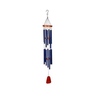 Evergreen Wind,40" H Avria Hand Tuned Wind Chime, Clair de Lune,6x6x40 Inches