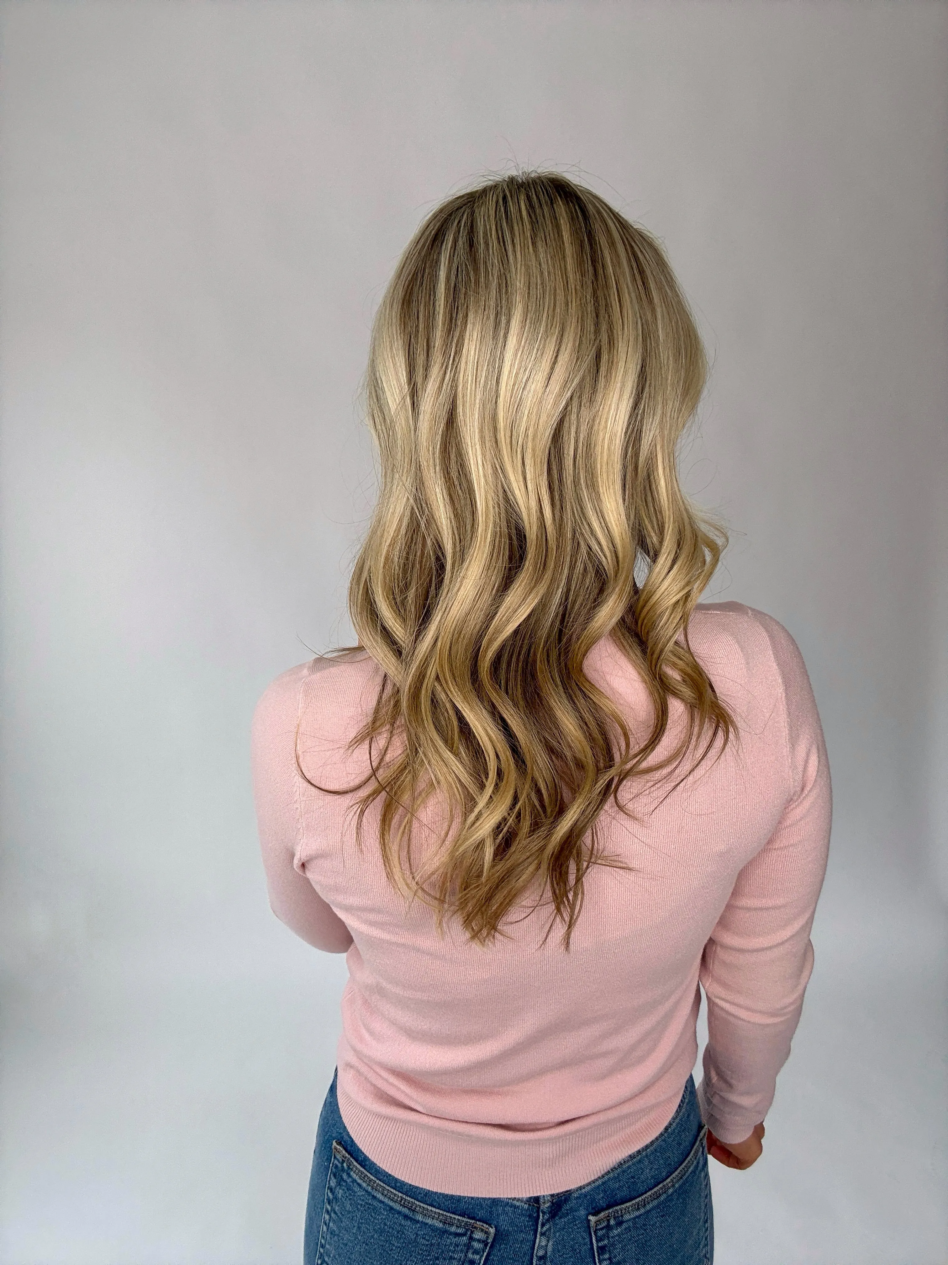 Falling For You Lightweight Sweater - Blush