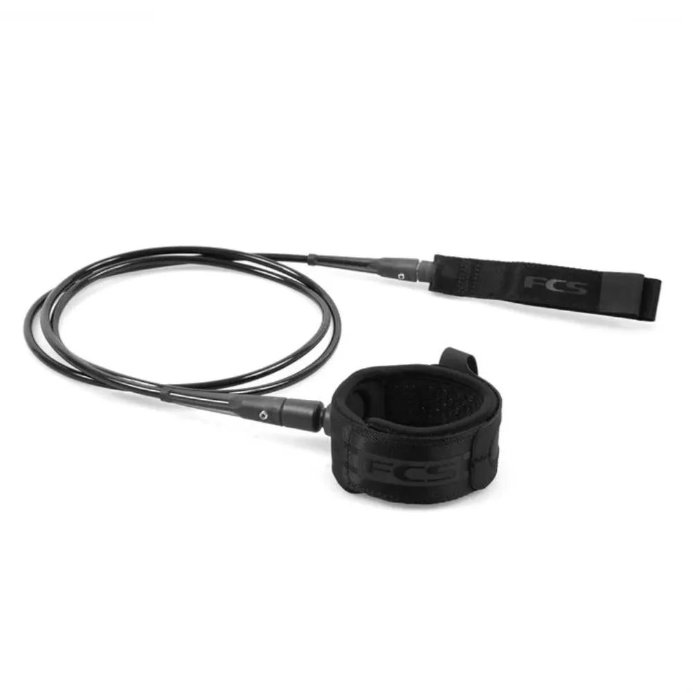 FCS ALL ROUND ESSENTIAL LEASH 7' BLACK
