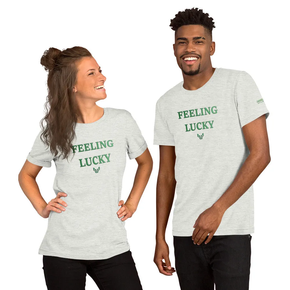 Feeling Lucky, Short-Sleeve Unisex T-Shirt