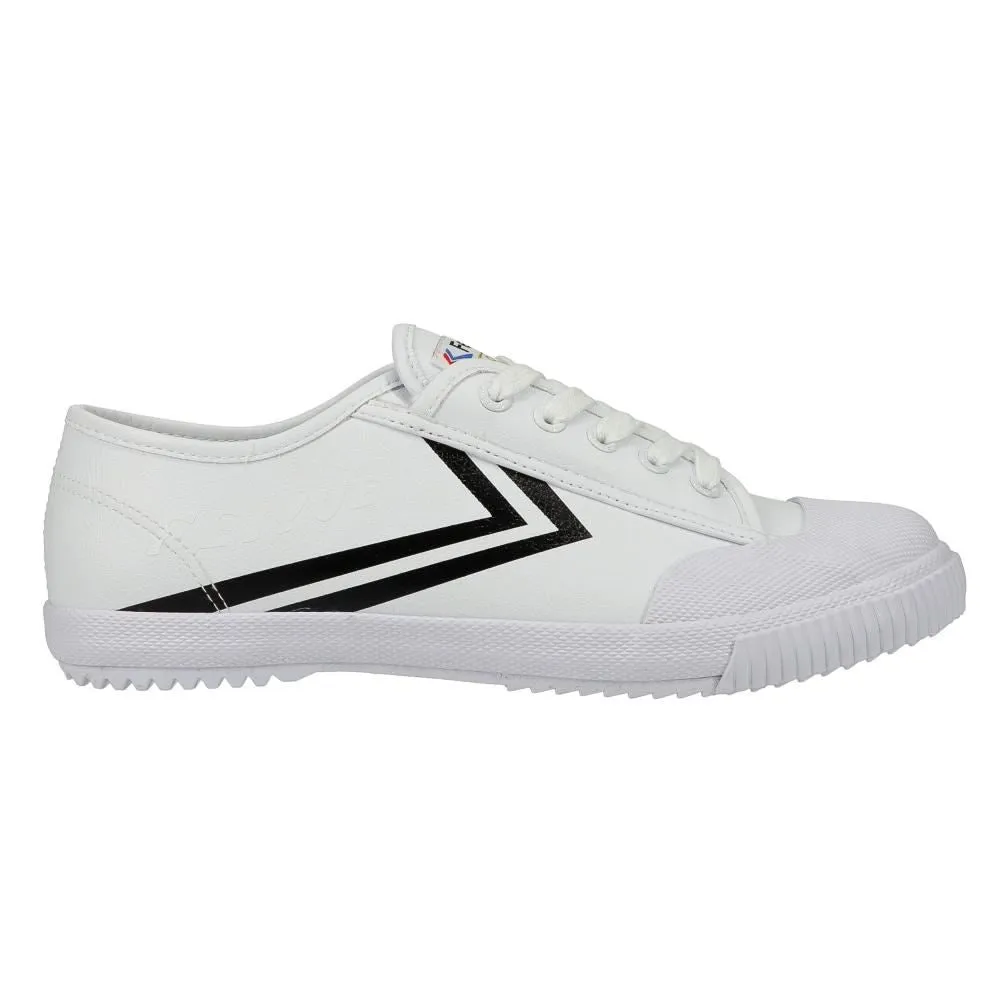 Feiyue Footwear Fe Lo 1920 Synthetic Leather White/Black - UK 8 - OUTLET