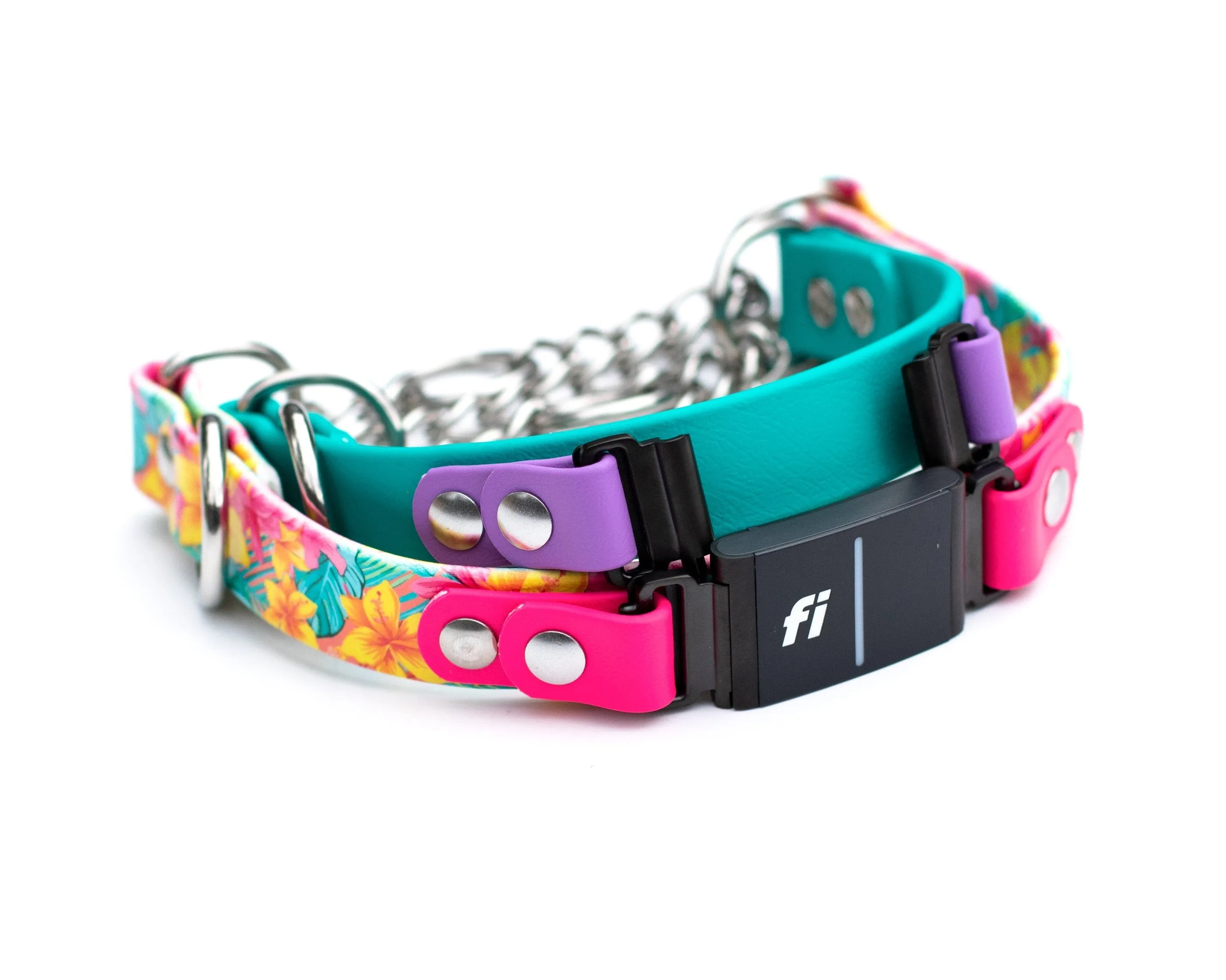 Fi 3 Compatible 1" Width BioThane® Martingale Collar