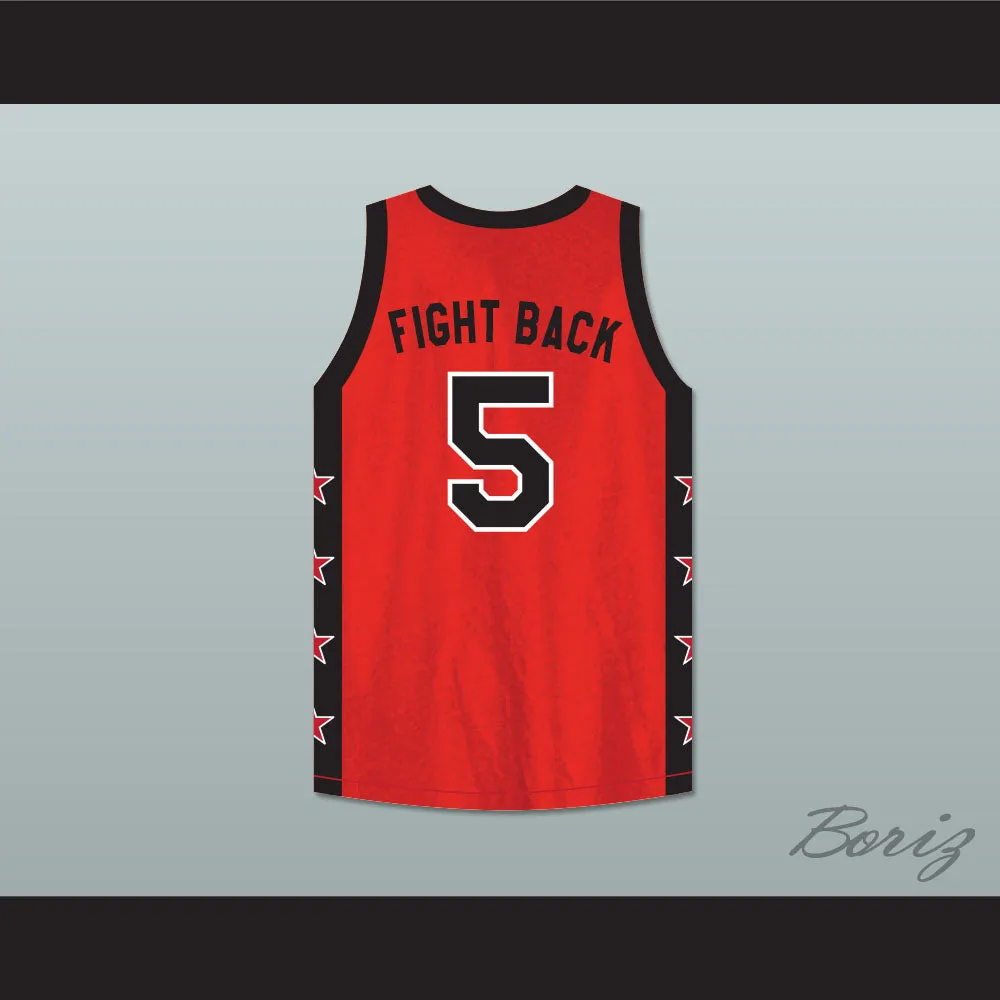 Fight Back 5 Platinum Jewelz Basketball Jersey Crossover