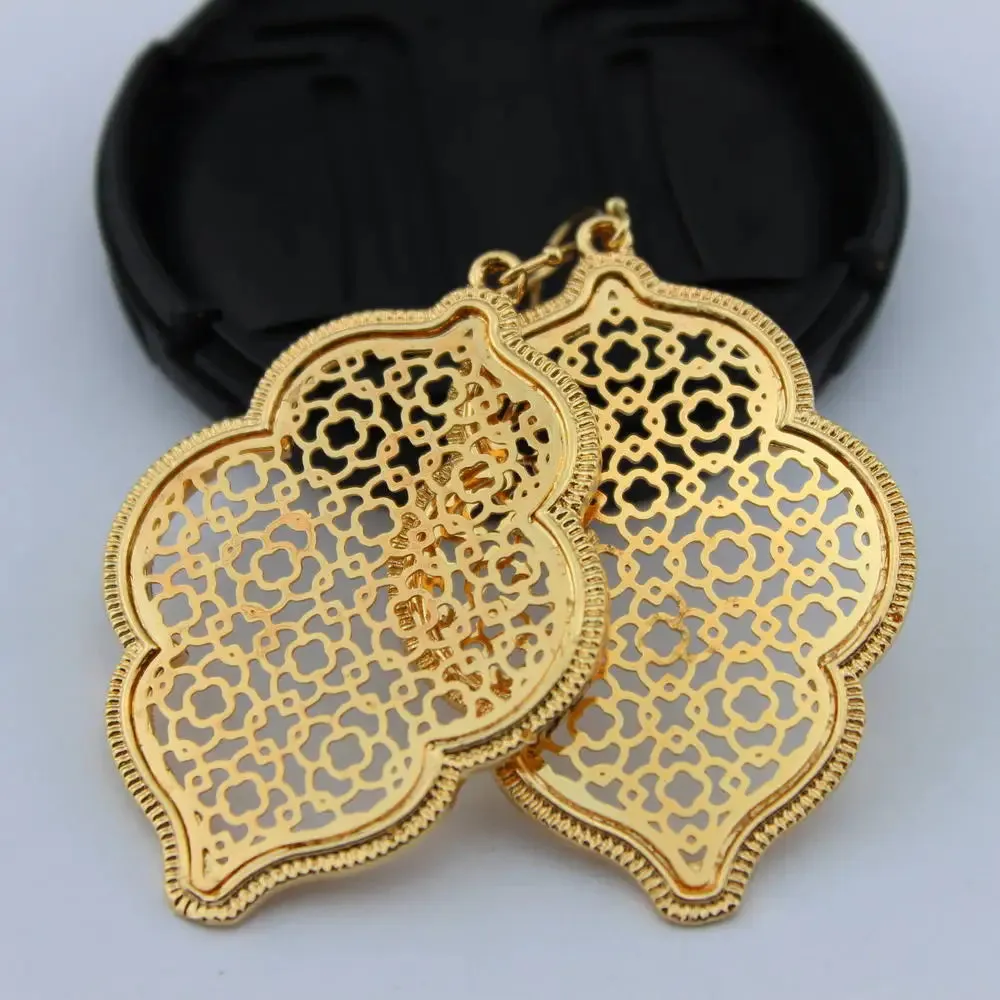 Filigree Moroccan Drop Earrings | Delicate Dangle Earrings | Women's Fashion Jewelry