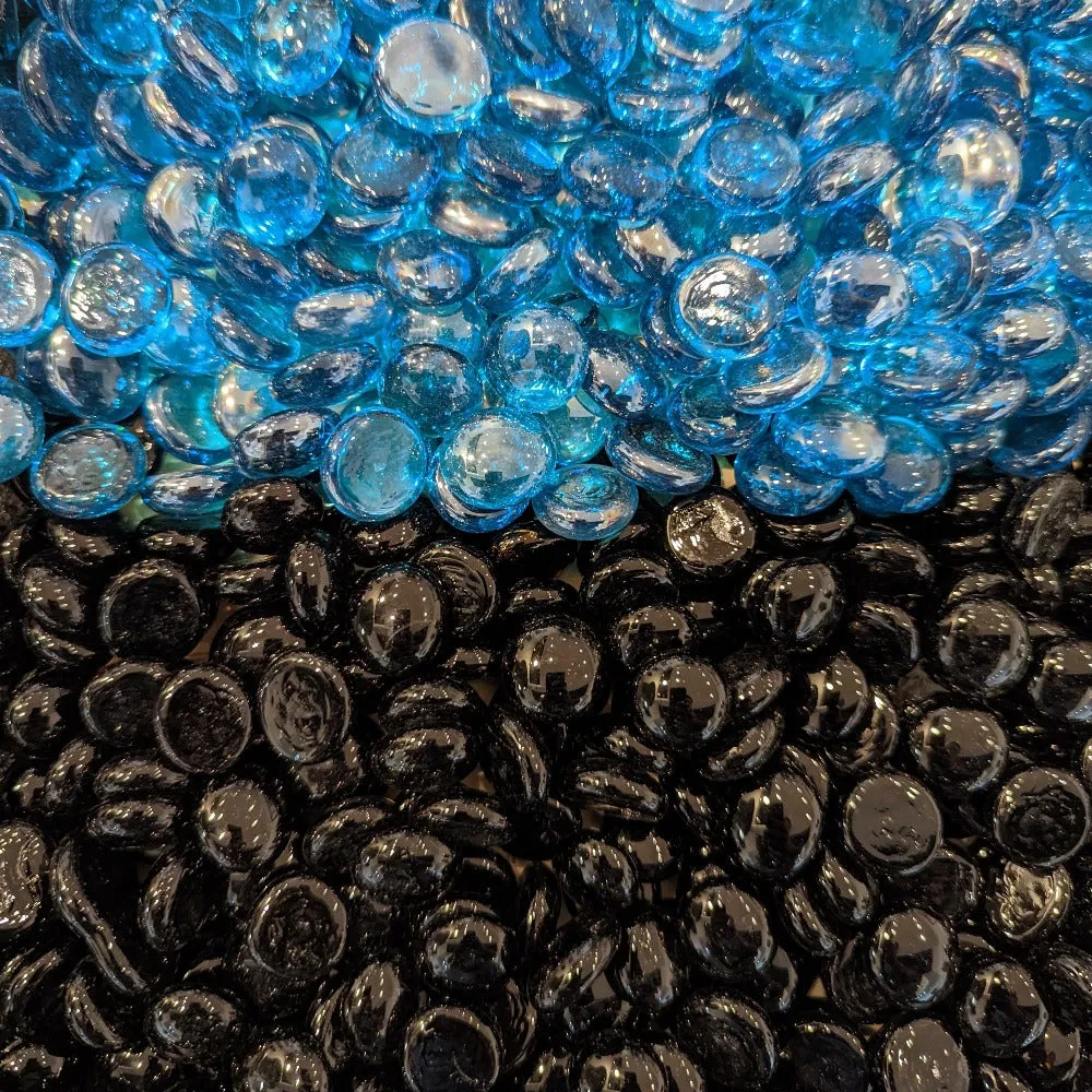 Fire Glass Beads 1/2" 10lb Jar