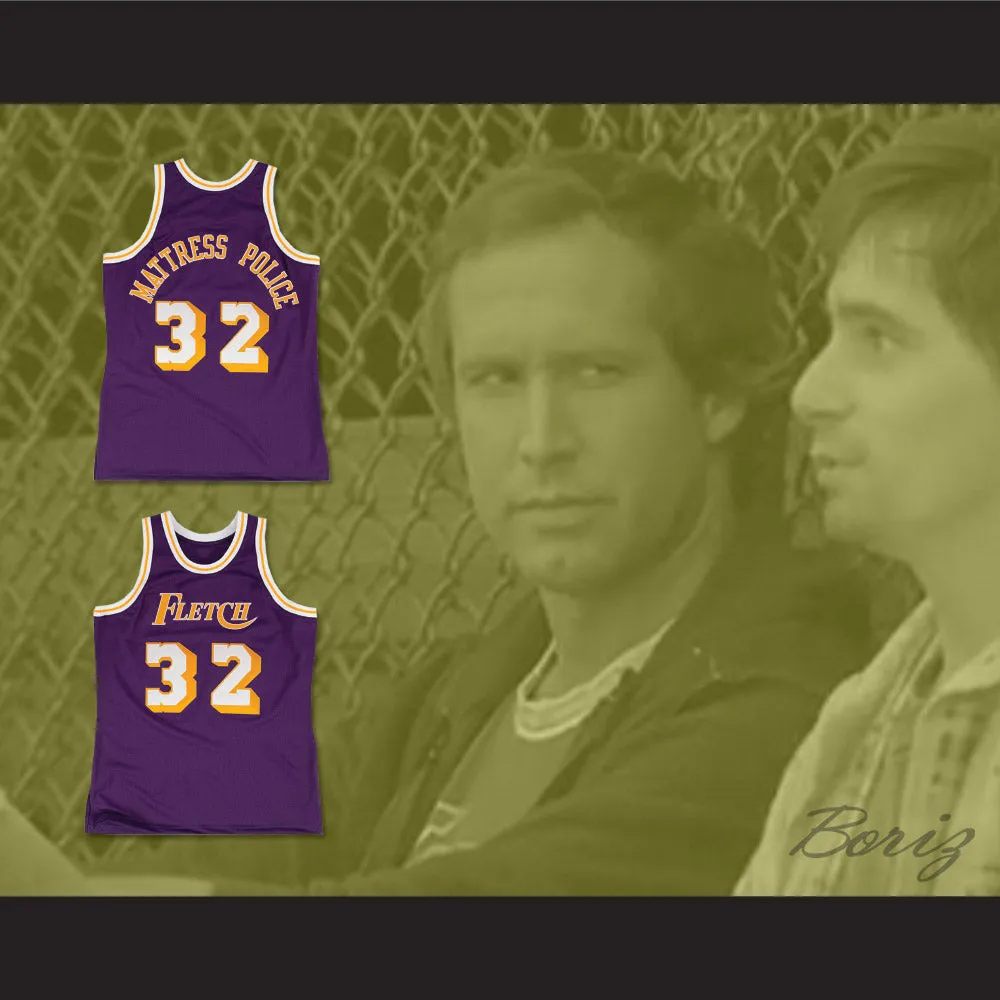 Fletch Alias Series Mattress Police 32 Basketball Jersey